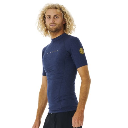 Top Lycra Manches Courtes RipCurl Dawn Patrol Perf 2023 - Navy