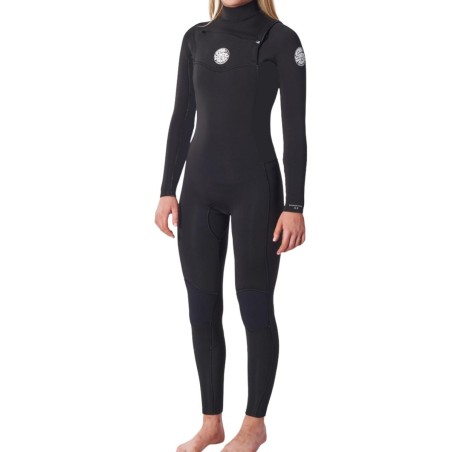 Combinaison Femme Rip Curl Dawn Patrol Perf  4/3mm FZ Black