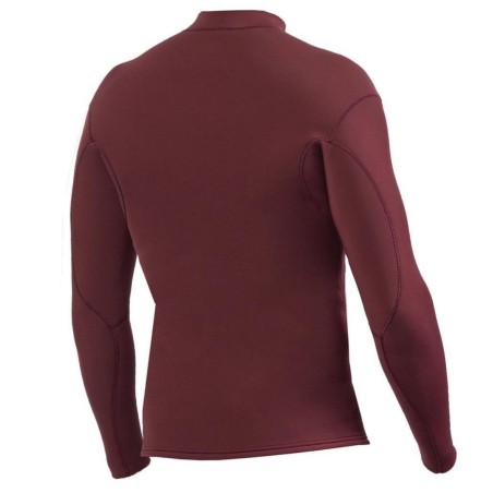 Top néoprène Vissla Solid Sets 2mm FZ - Bordeaux