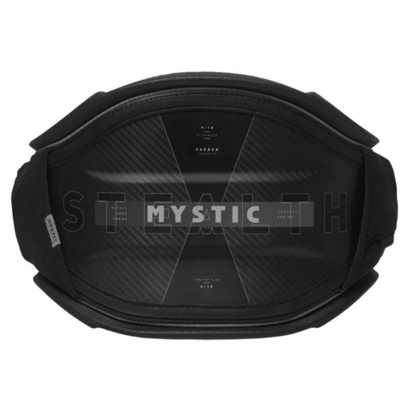 Harnais Kitesurf Ceinture Homme Mystic Stealth 2023 - Noir / Gris