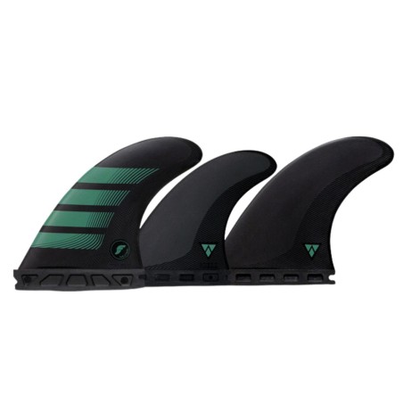 Ailerons Future 5-fins - F4 ALPHA series Carbon red 5-fins Set