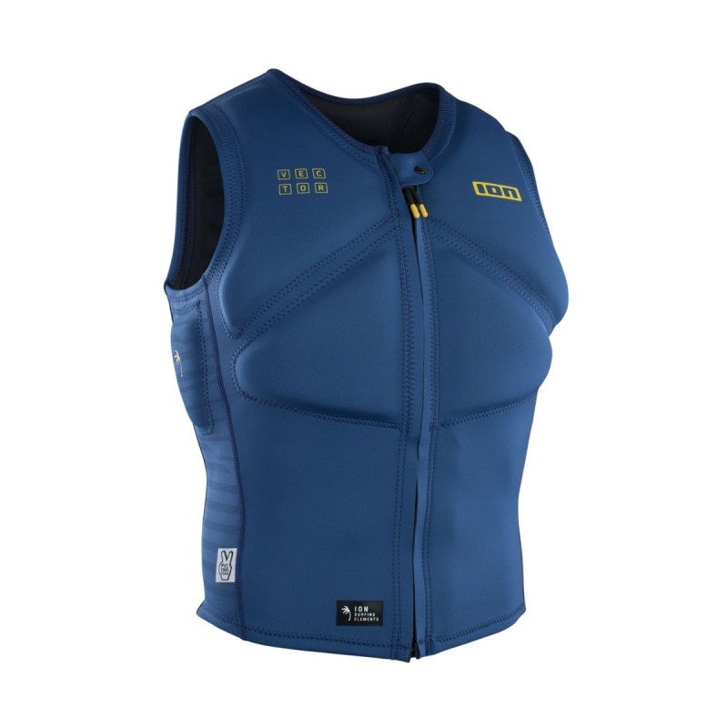 Impact Vest Kitesurf ION Vector Core Front Zip 2024 - Bleu