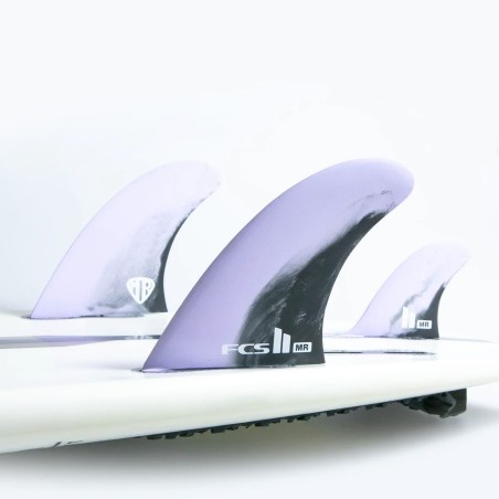 Ailerons FCS II Mark Richards Twin + Stabiliser Fins - Violet