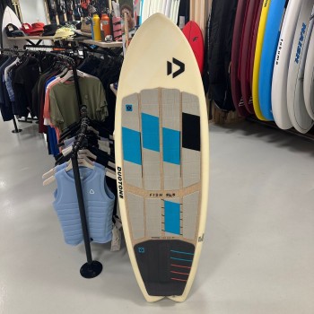 Surf kite occasion duotone Fish SLS 2021 5'1  + ailerons carbon Feather