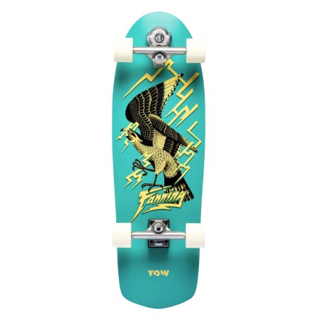 Surfskate Yow Fanning Falcon Driver 32.5" - 2024 - Vue dessous