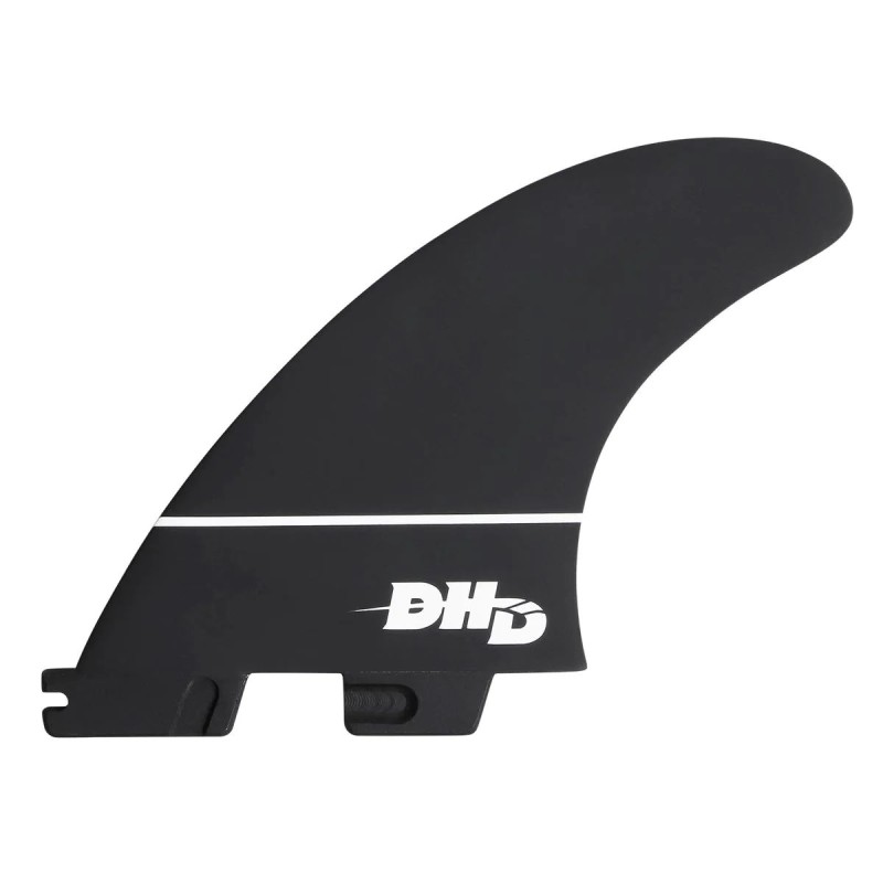 Ailerons FCS DHD PC Medium Tri Fins - Blanc