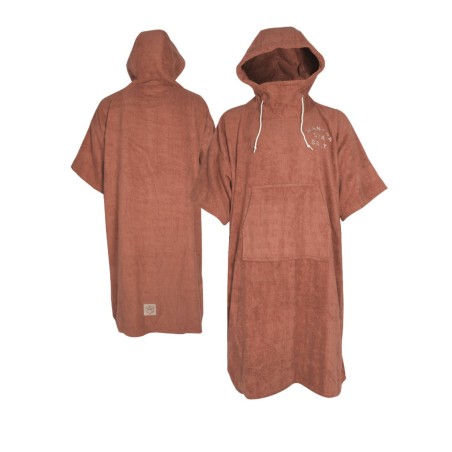 Poncho Manera Bamboo Summer - Rouge