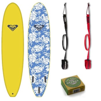 Pack Surf Roxy Break 7'0" + Leash + Wax