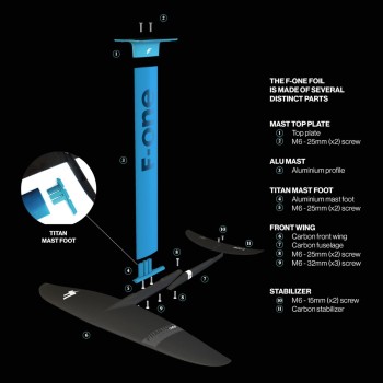 Avion Complet F-One Phantom Carbon 2022 Avion Complet F-One Phantom Carbon 2022