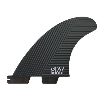 Ailerons FCS II Sky Brown PC Tri Fins Lavender