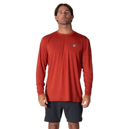Lycra Manches Longues Vissla twisted Eco 2025 - Rouge