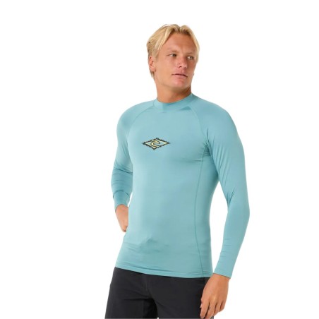 Lycra Manches Longues Rip Curl Raw Energy - Bleu