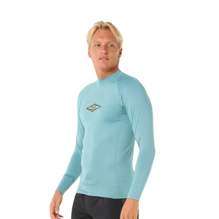 Lycra Manches Longues Rip Curl Raw Energy - Bleu