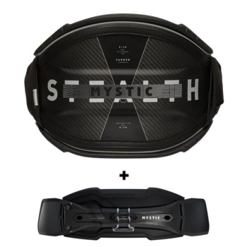 Harnais Ceinture Homme Mystic Stealth 2023/2024 Noir  + Boucle Mystic Stealth Bar Gen 3 Kite - The Corner Shop