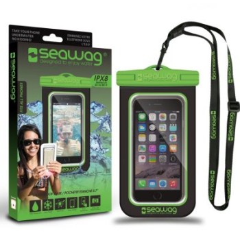 Pochette Étanche Téléphone Seawag - noir & vert