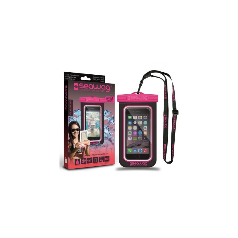 Pochette Étanche Téléphone Seawag - noir & rose Pochette Étanche Téléphone Seawag - noir & rose