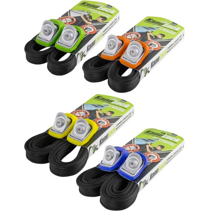 Sangles Voiture Kanulock - Cadenas intégré Sangles Voiture Kanulock - Cadenas intégré