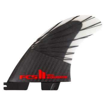 Ailerons FCS II Accelerator PC Carbon Tri Fin