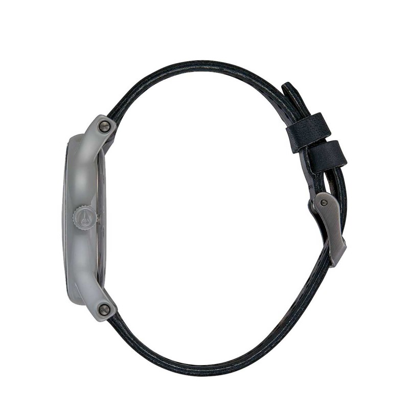 Montre Nixon Station Leather Gray / Caples Montre Nixon Station Leather Gray / Caples