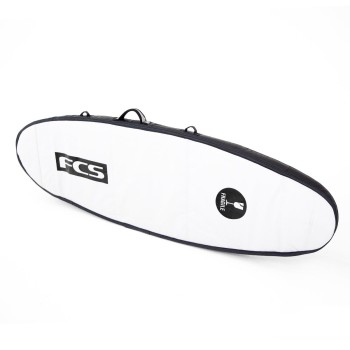 Housse de Surf FCS Travel 2 Fun Board Black Grey Housse de Surf FCS Travel 2 Fun Board Black Grey