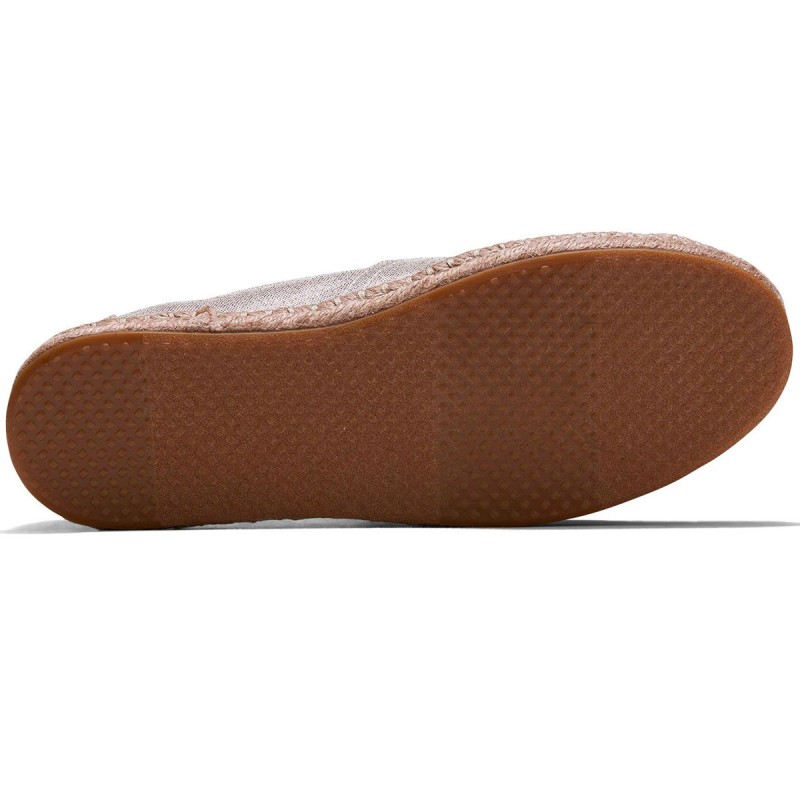 Espadrilles Métallisées Argent Femme Toms Espadrilles Métallisées Argent Femme Toms