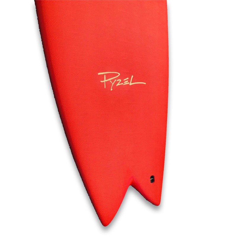 Planche de surf en mousse JJF by Pyzel AstroFish Rouge