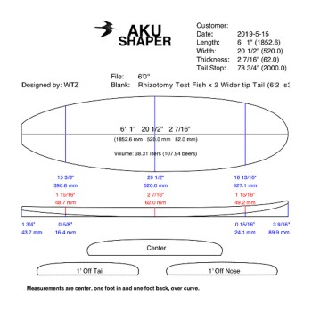 Planche surf Perfect Stuff Eva/Wood Stringers Jaune