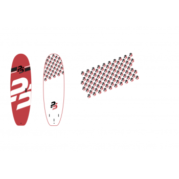 Planche Perfect Stuff FAT Eva/Wood Stringers rouge