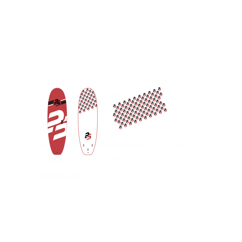 Planche Perfect Stuff FAT Eva/Wood Stringers rouge Planche Perfect Stuff FAT Eva/Wood Stringers rouge