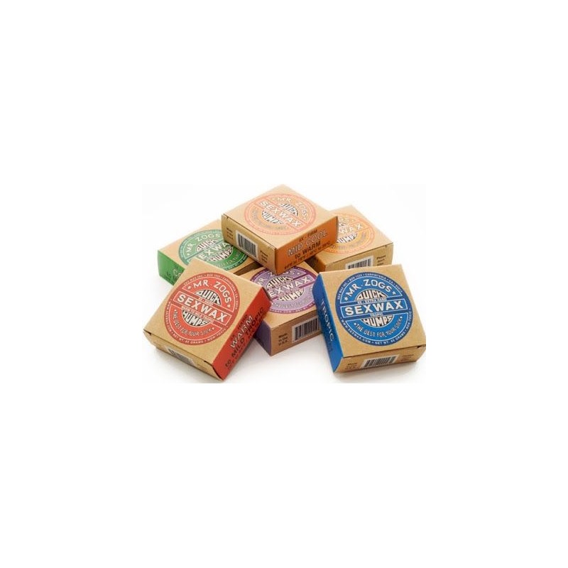 Pot Et Brosse à Cire SexWax Pour Planche De Surf - Base Rigide, Poche Souple, Peigne Intégré