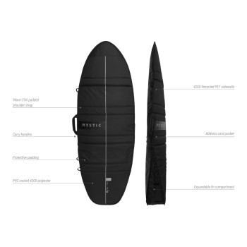 Housse Surf Mystic Patrol Fish Housse Surf Mystic Patrol Fish