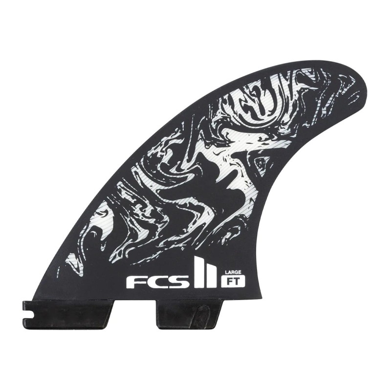 Ailerons FCS II Filipe Toledo PC Noir/Blanc Tri Set Ailerons FCS II Filipe Toledo PC Noir/Blanc Tri Set