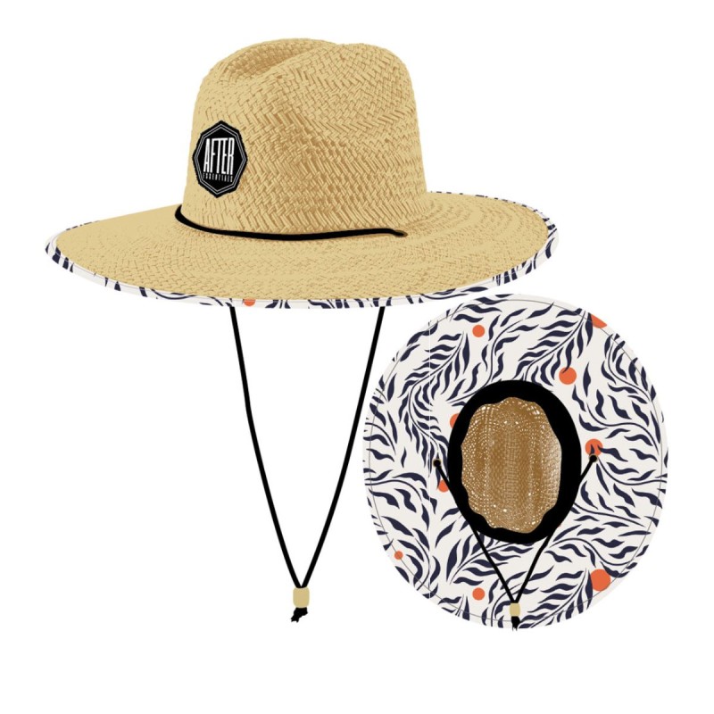 Chapeau After Straw Hats - Spring Leaves Chapeau After Straw Hats - Spring Leaves