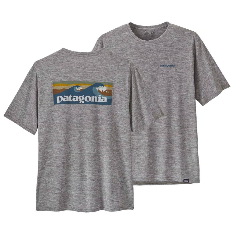 Wetshirt Manches Courtes Patagonia Cap Cool Daily - Gris Wetshirt Manches Courtes Patagonia Cap Cool Daily - Gris
