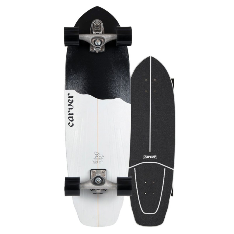 Surfskate Carver Black Tip 32.5" - C7 Surfskate Carver Black Tip 32.5" - C7