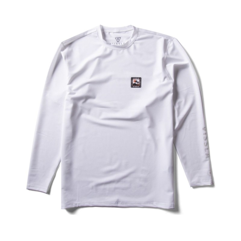 Lycra Manches Longues Vissla Easy Seas Eco 2025 - Blanc Lycra Manches Longues Vissla Easy Seas Eco 2025 - Blanc