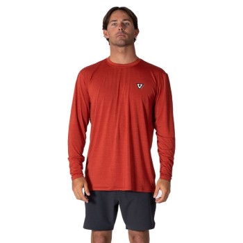 Lycra Manches Longues Vissla twisted Eco 2025 - Rouge