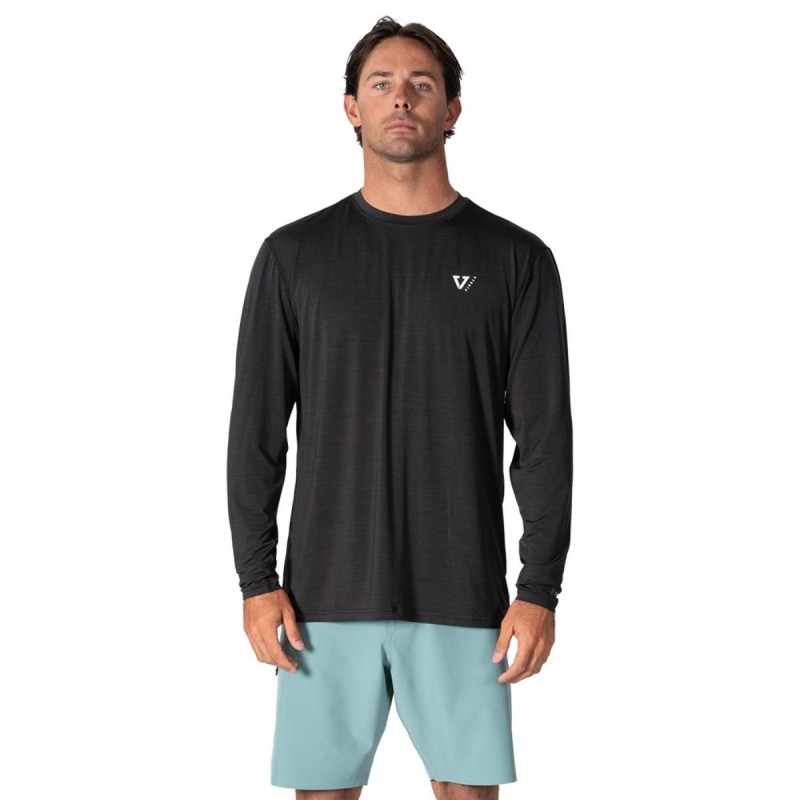 Lycra Manches Longues Vissla twisted Eco 2025 - Noir Lycra Manches Longues Vissla twisted Eco 2025 - Noir
