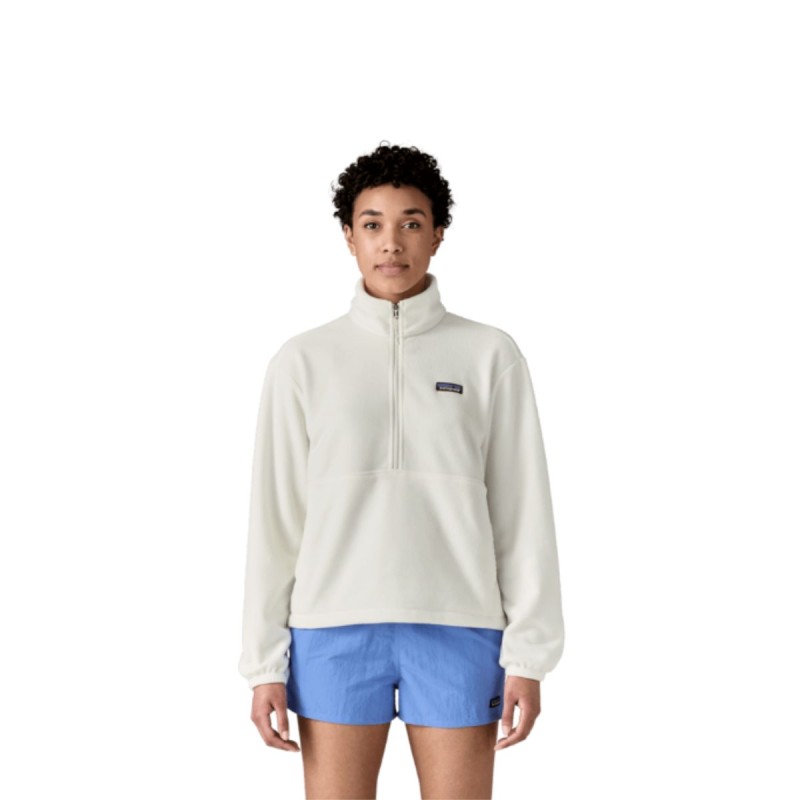 Pull micropolaire Femme Patagonia Zip Fleece - Blanche Pull micropolaire Femme Patagonia Zip Fleece - Blanche
