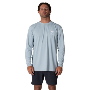 Wetshirt Manches Longues Homme Vissla Pro Comp - Bleu Ciel