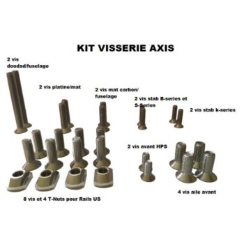 Set Visserie Foil Axis K-Series Set Visserie Foil Axis K-Series