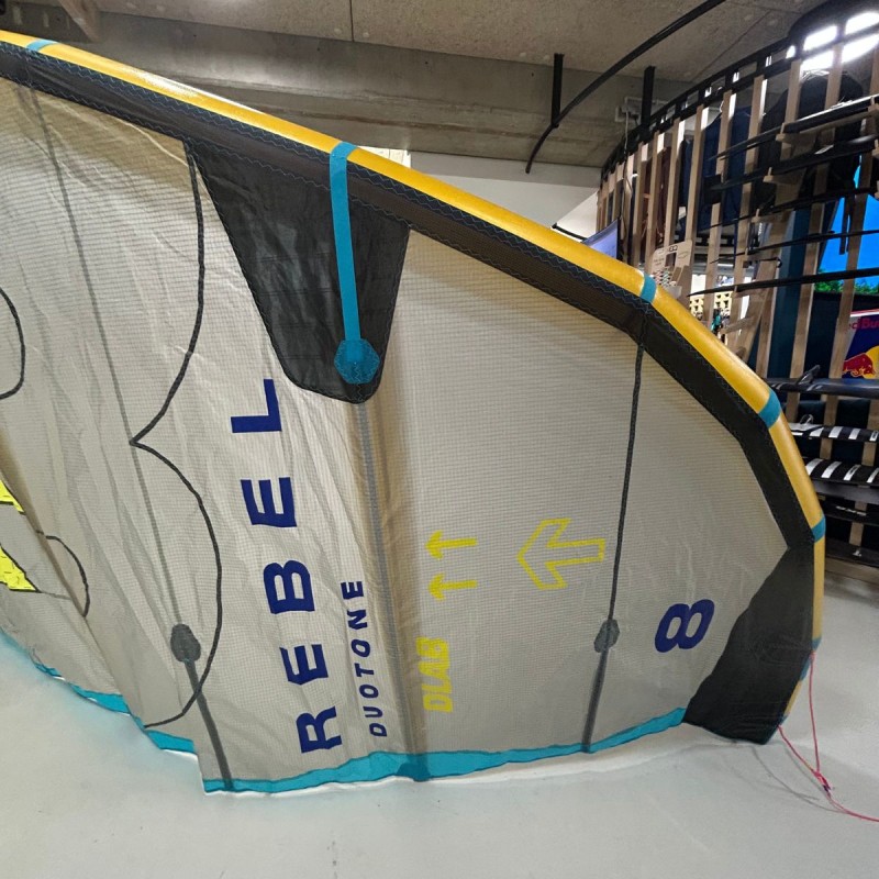 Aile Kitesurf Occasion Duotone REBEL D/Lab 2025 8m Aile Kitesurf Occasion Duotone REBEL D/Lab 2025 8m