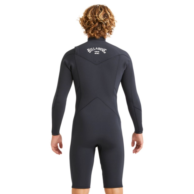 Shorty Manches Longues Homme Billabong Absolute Natural 2025 2/2mm Shorty Manches Longues Homme Billabong Absolute Natural 2025 2/2mm
