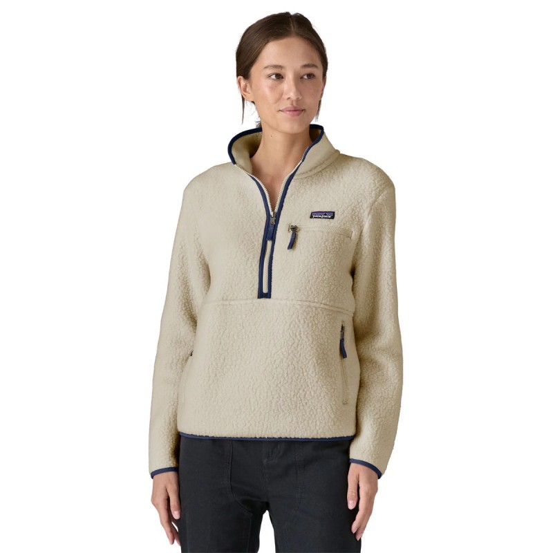 Veste Polaire Femme Patagonia Retro Pile Marsupial 2026 - Beige