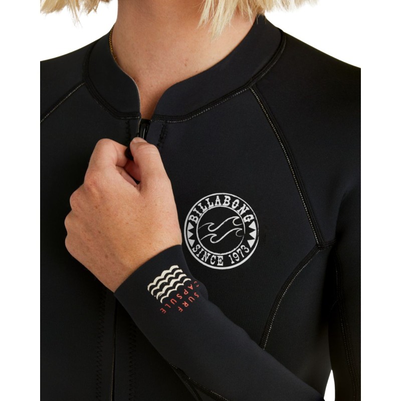 Shorty Manches Longues Femme Billabong Salty Dayz Natural Shorty Manches Longues Femme Billabong Salty Dayz Natural