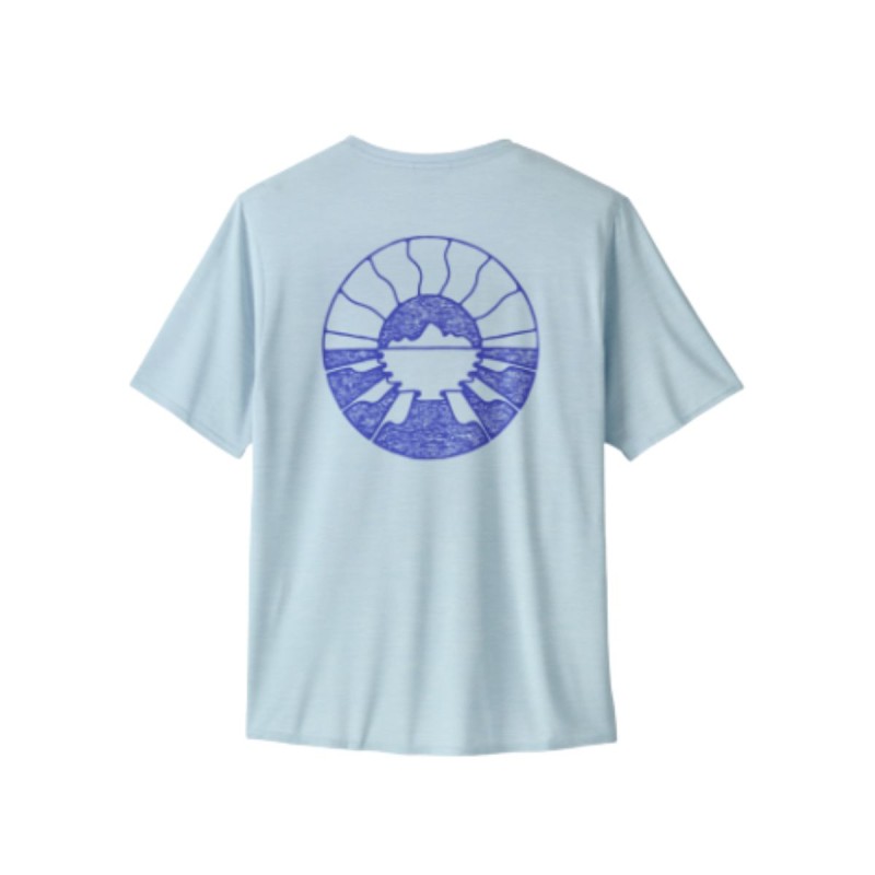 Wetshirt Manches Courtes Patagonia Cap Cool Daily 2026 - Bleu ciel Wetshirt Manches Courtes Patagonia Cap Cool Daily 2026 - Bleu ciel