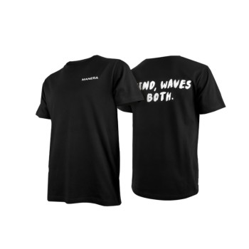 T-shirt Manches Courtes Manera Wind Waves or Both - Noir