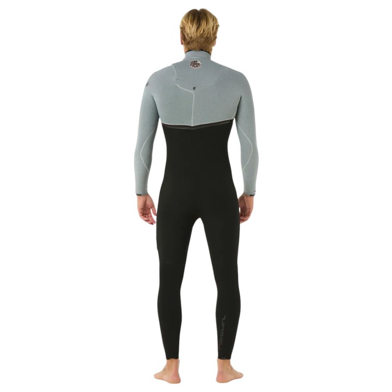Combinaison Homme RipCurl E Bomb 4/3mm No Zip 2026 - Gris Combinaison Homme RipCurl E Bomb 4/3mm No Zip 2026 - Gris
