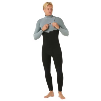 Combinaison Homme RipCurl E Bomb 4/3mm No Zip 2026 - Gris Combinaison Homme RipCurl E Bomb 4/3mm No Zip 2026 - Gris