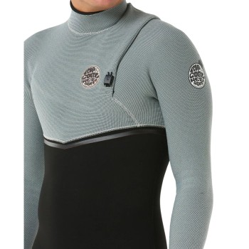 Combinaison Homme RipCurl E Bomb 4/3mm No Zip 2026 - Gris Combinaison Homme RipCurl E Bomb 4/3mm No Zip 2026 - Gris